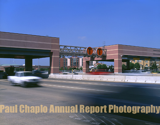 Toll way road booth photography Dallas TX masonry Airport Runway Airline Transportation Roadway Bridge Photography Dallas Texas Photographer TX Digital Aerial Insfrastructure Transportation Toll Road Booth Dallas
