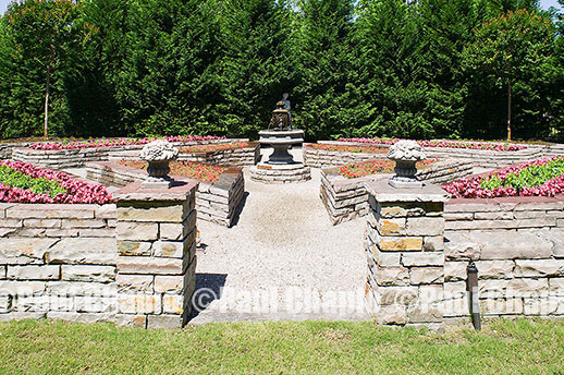 formal STONE garden landscape architecture digital photographers Dallas, TX Texas Architectural Photography garden design